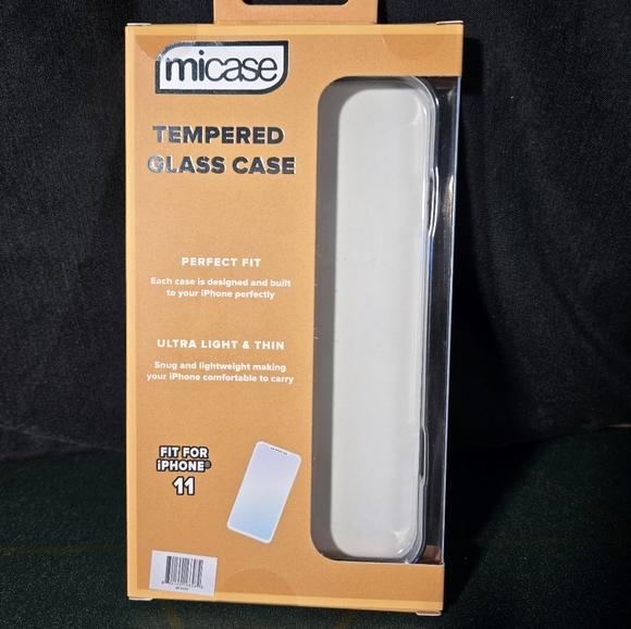 Floral Iphone 11 Glass Tempered Case - Picture 2 of 2